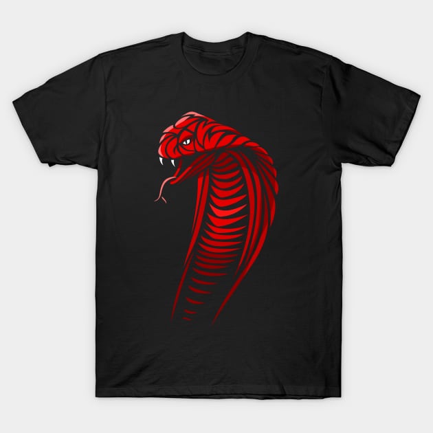 Tribal Cobra T-Shirt by albertocubatas